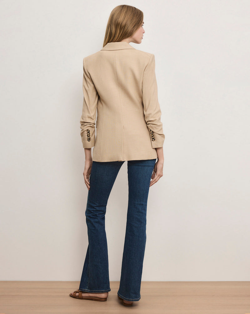 Veronica Beard Battista Dickey Jacket - Stone Khaki
