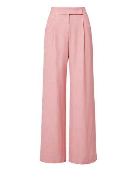 Veronica Beard Marbeau Wide-Leg Pant - Petal