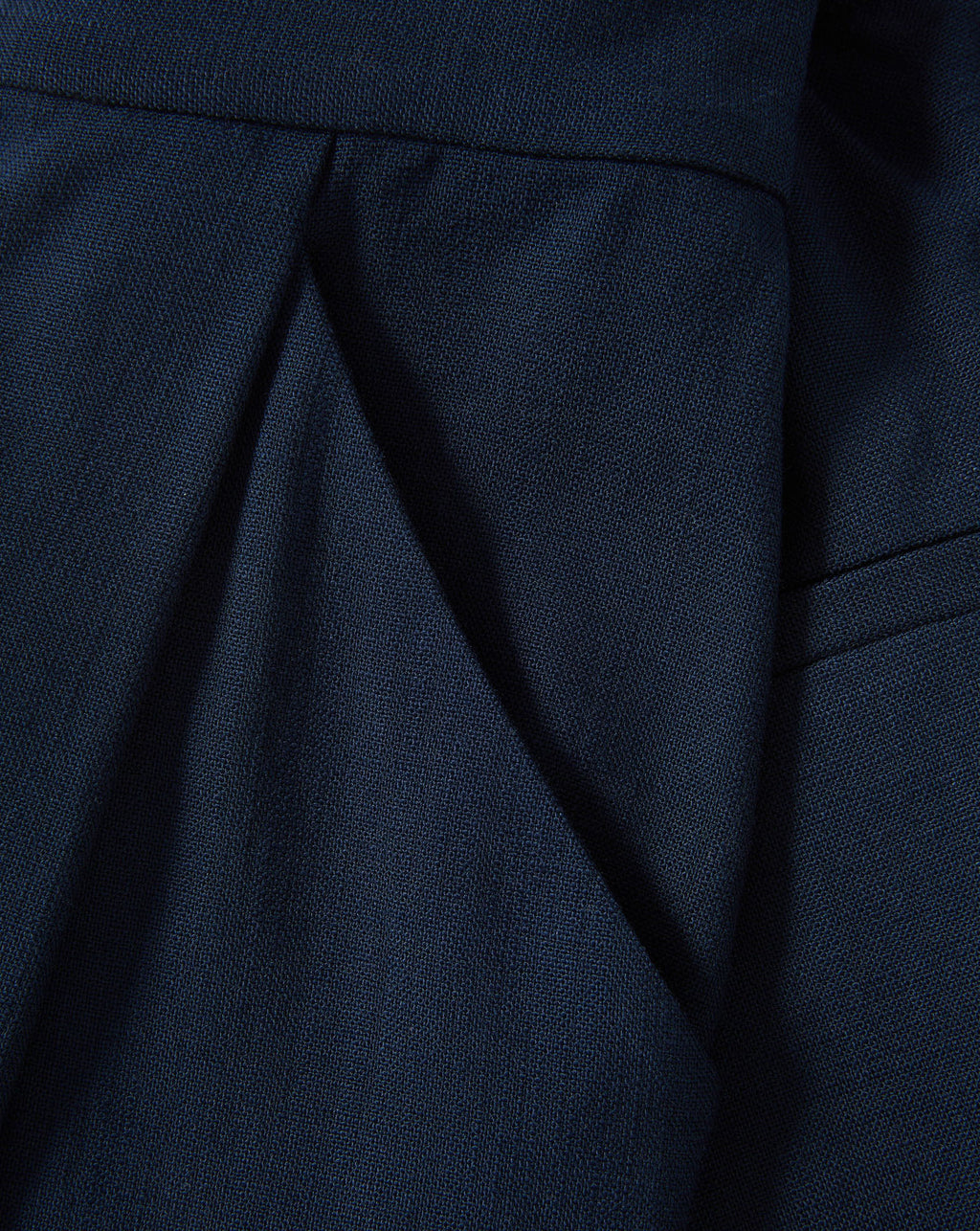 Veronica Beard Marbeau Pleated Short - Navy