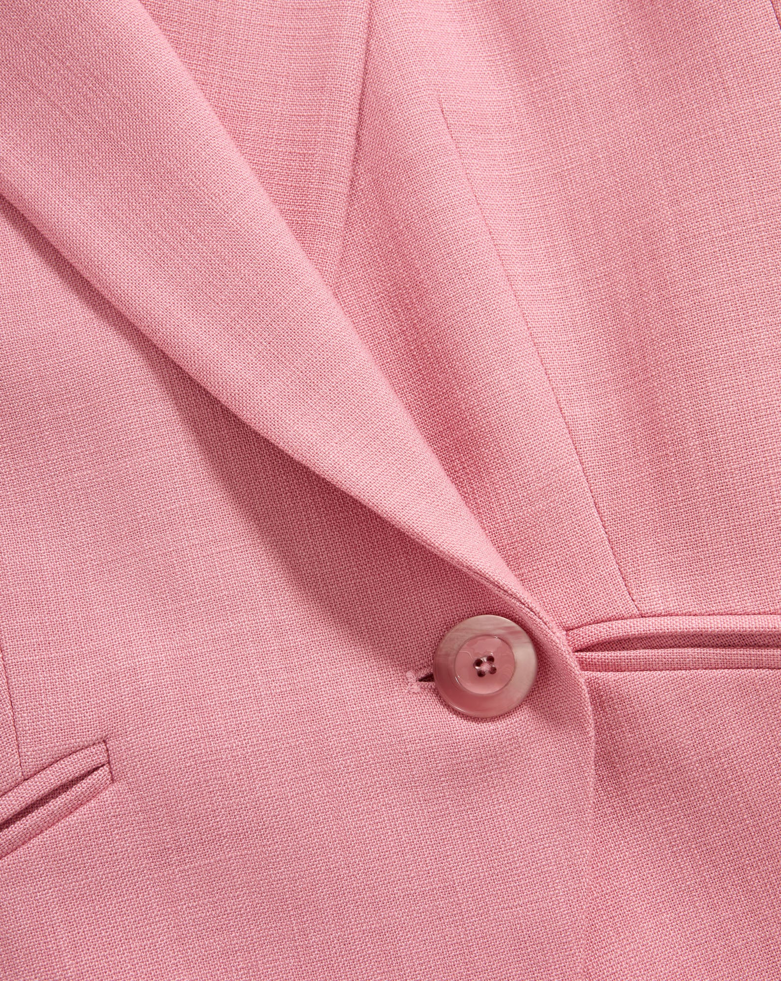 Ciel Tailored Vest in Petal Pink | Veronica Beard