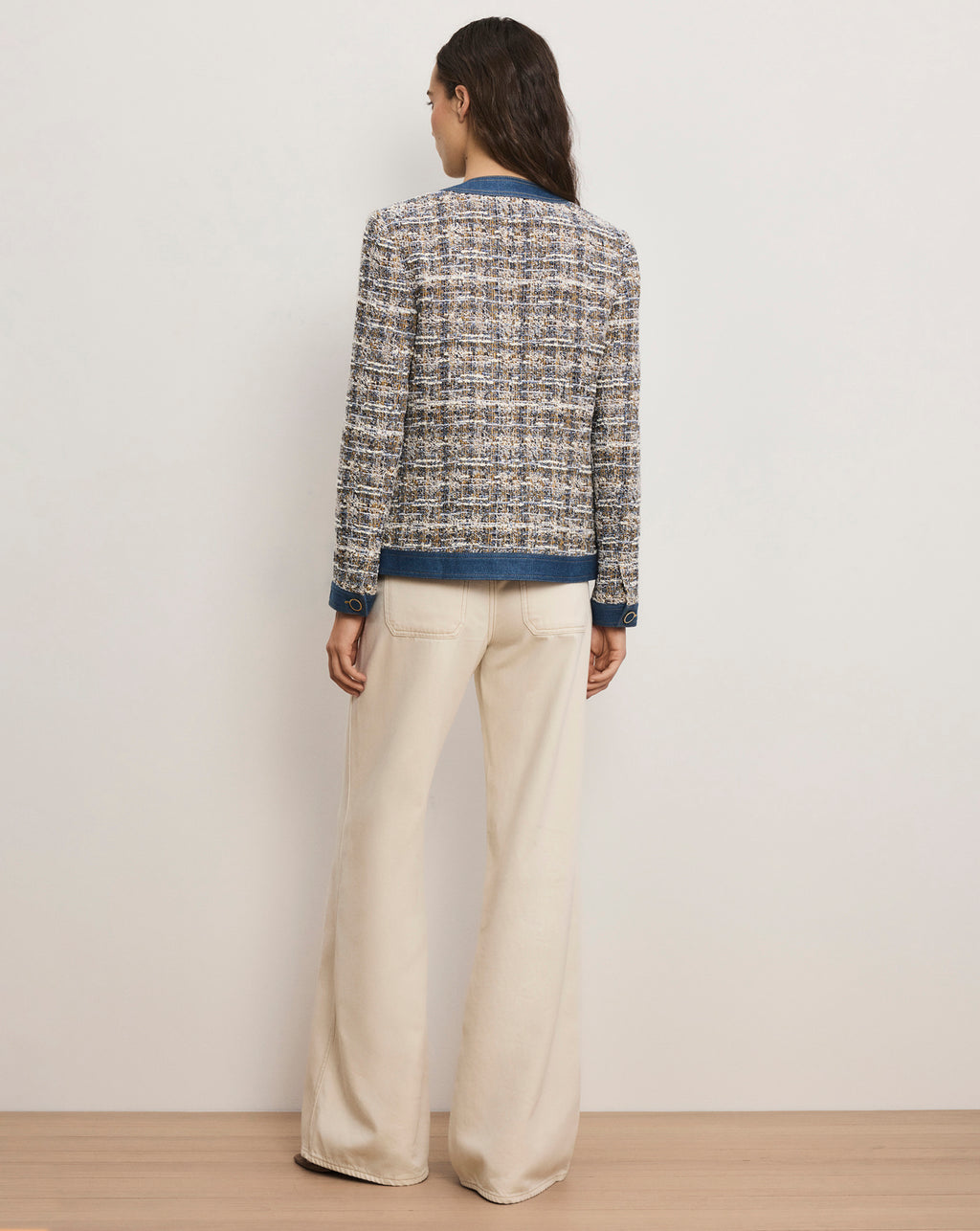 Veronica Beard Ainslie Tweed Jacket - Navy Multi