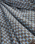 Veronica Beard Lana Scarf-Print Midi Dress - Blue Jay Multi