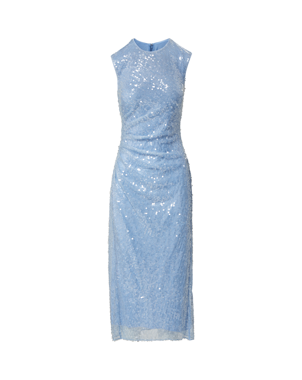 blue glitter midi dress Veronica Beard Kimberly Sequin Midi Dress | Blue Jay