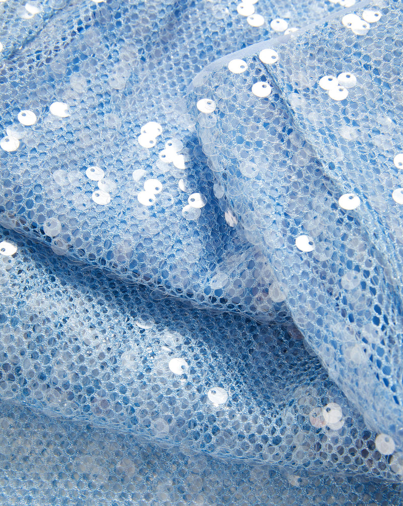 Veronica Beard Allora Sequin Midi Skirt - Blue Jay