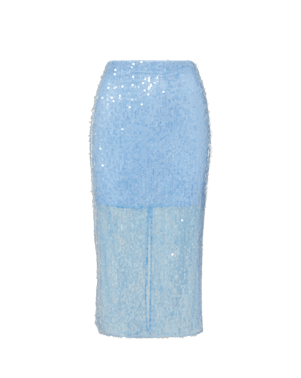 Veronica Beard Allora Sequin Midi Skirt - Blue Jay