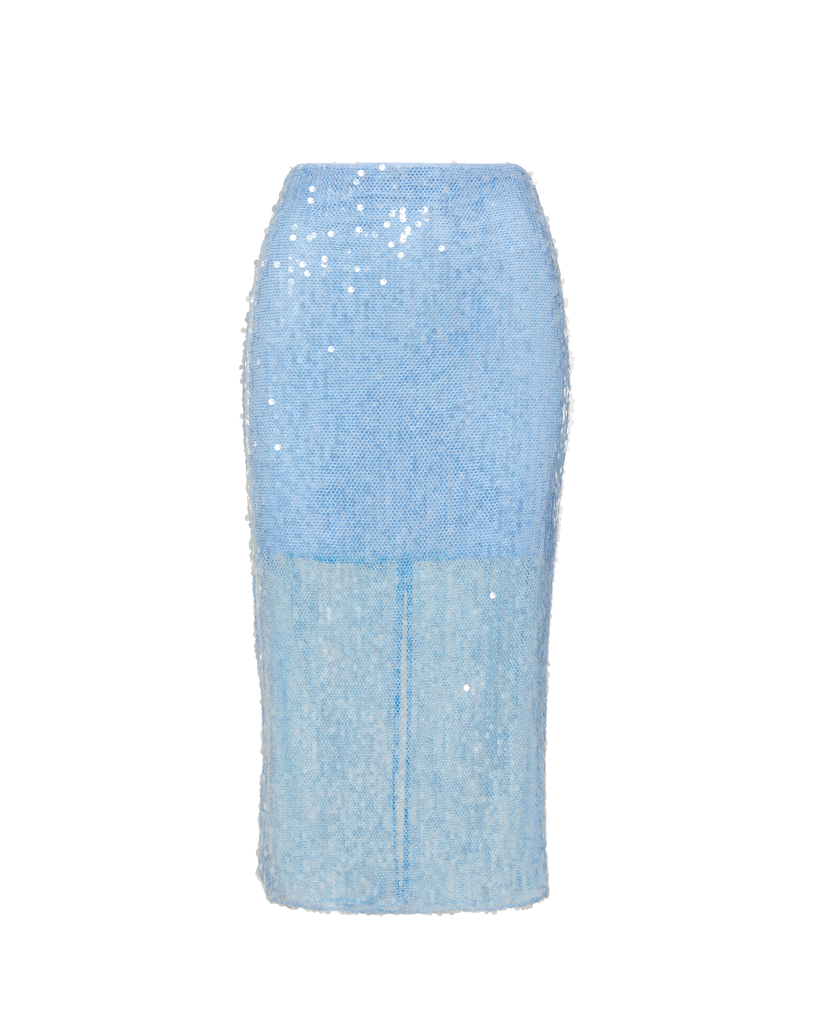Veronica Beard Allora Sequin Midi Skirt - Blue Jay