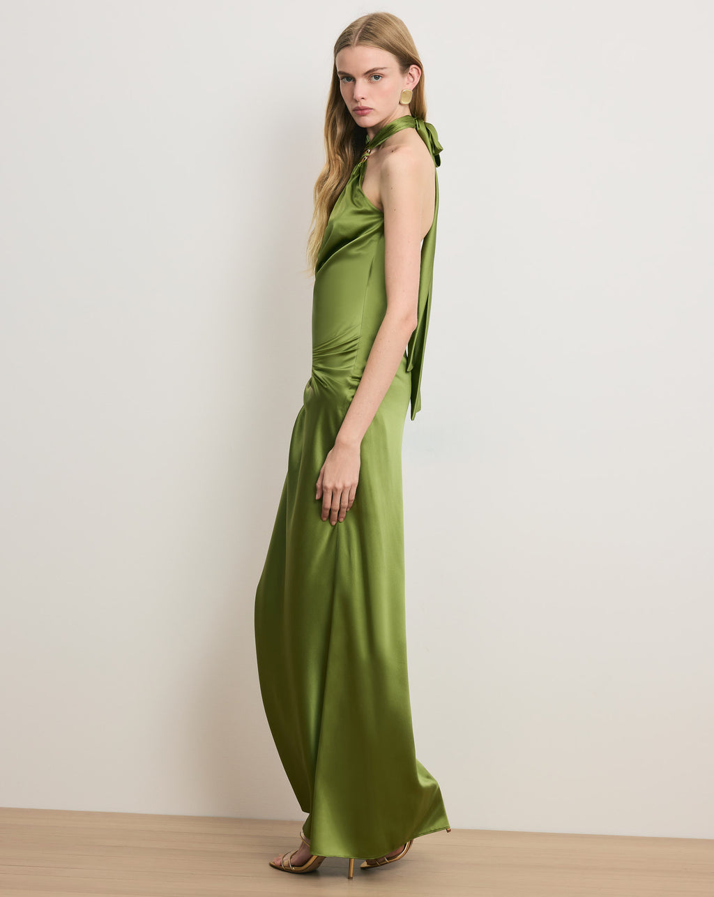 Veronica Beard Izaren Halter Maxi Dress | Cactus | Size 4 Veronica Beard Izaren Halter Maxi Dress | Cactus | Size 4
