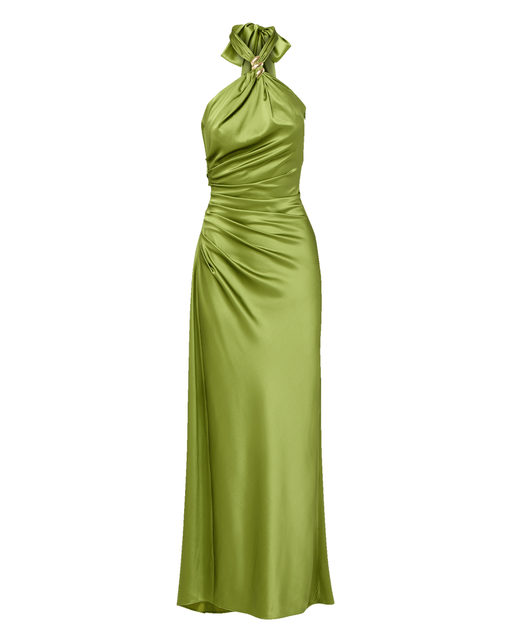 Veronica Beard Izaren Halter Maxi Dress - Cactus