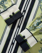 Veronica Beard Carstowe Scarf-Print Mini Dress - Light Pistachio Multi