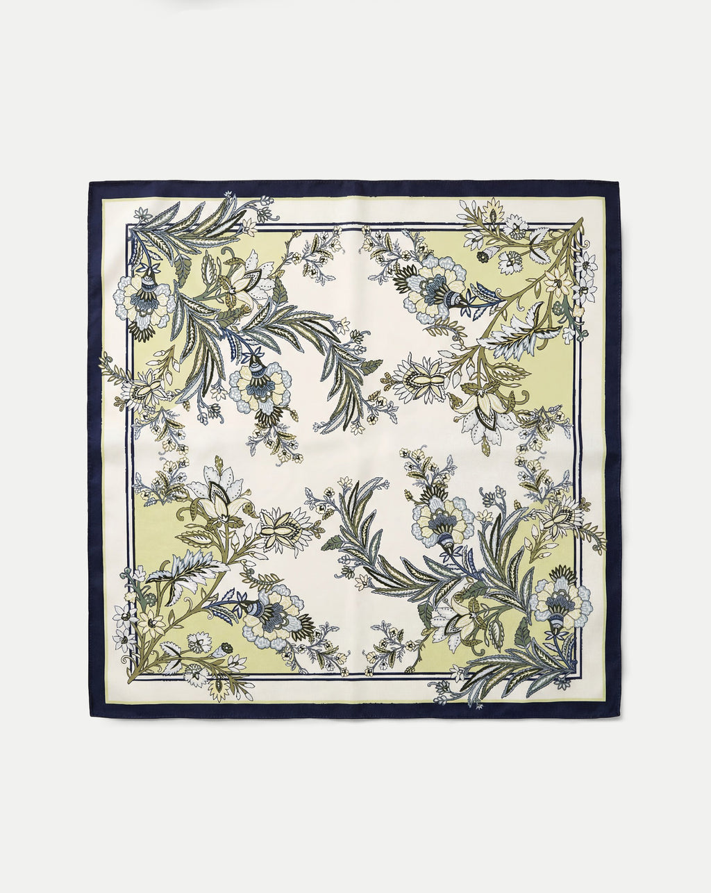 Veronica Beard Sava Scarf - Light Pistachio Multi