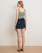 Veronica Beard Felina Mini Skort - Navy