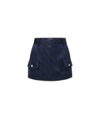 Veronica Beard Felina Mini Skort - Navy