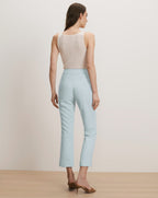 Veronica Beard Dell Slim-Leg Pant - Blue Stream