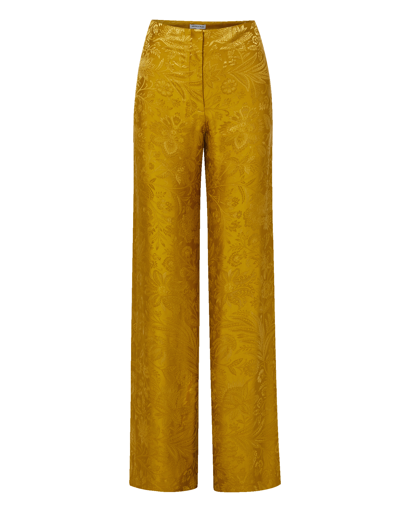 Veronica Beard Ronin Wide-Leg Pant - Gold Ochre