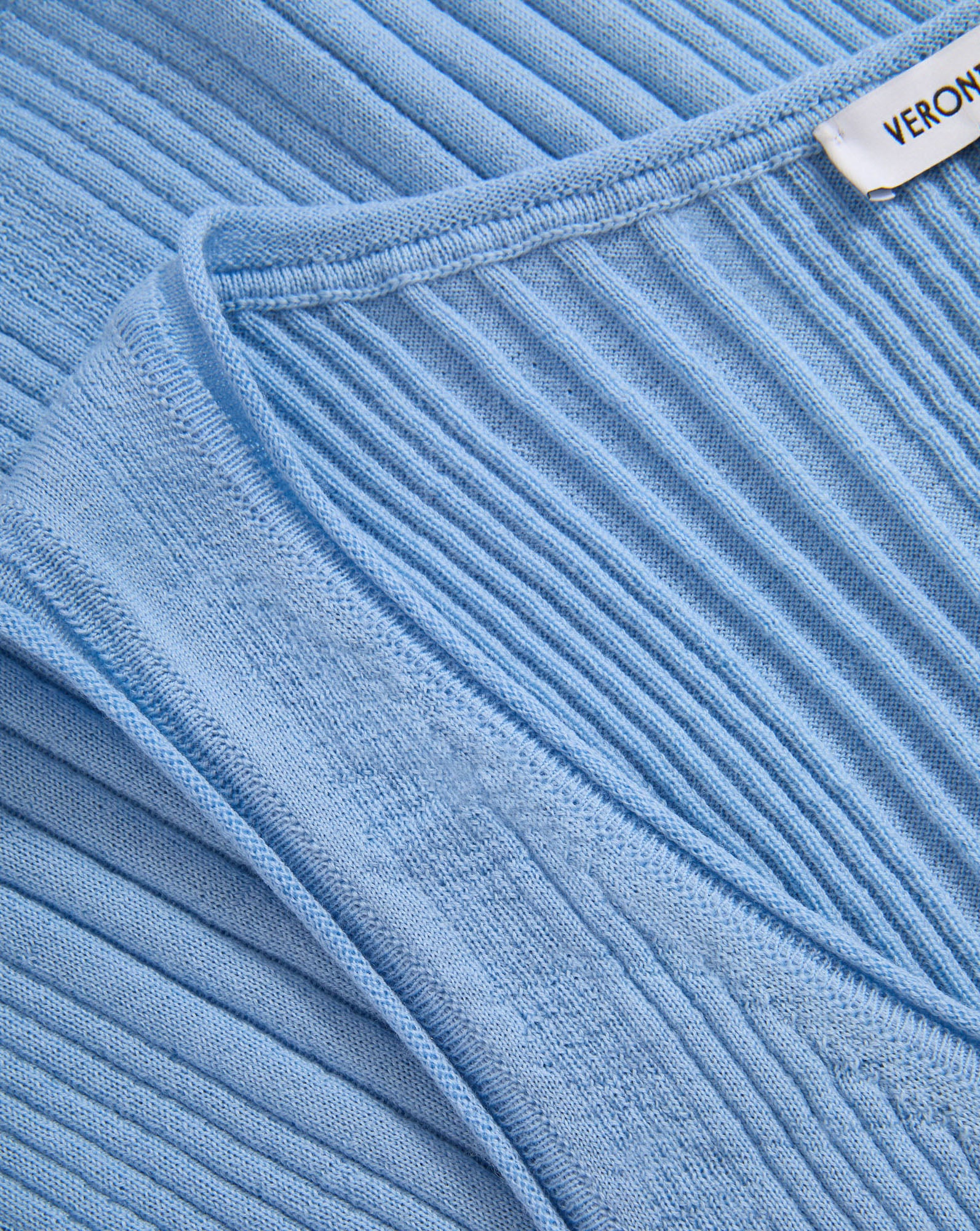 Birke Merino Wool Tank Top in Blue Jay | Veronica Beard