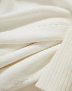 Veronica Beard Cazian Knit Midi Skirt - Off-White