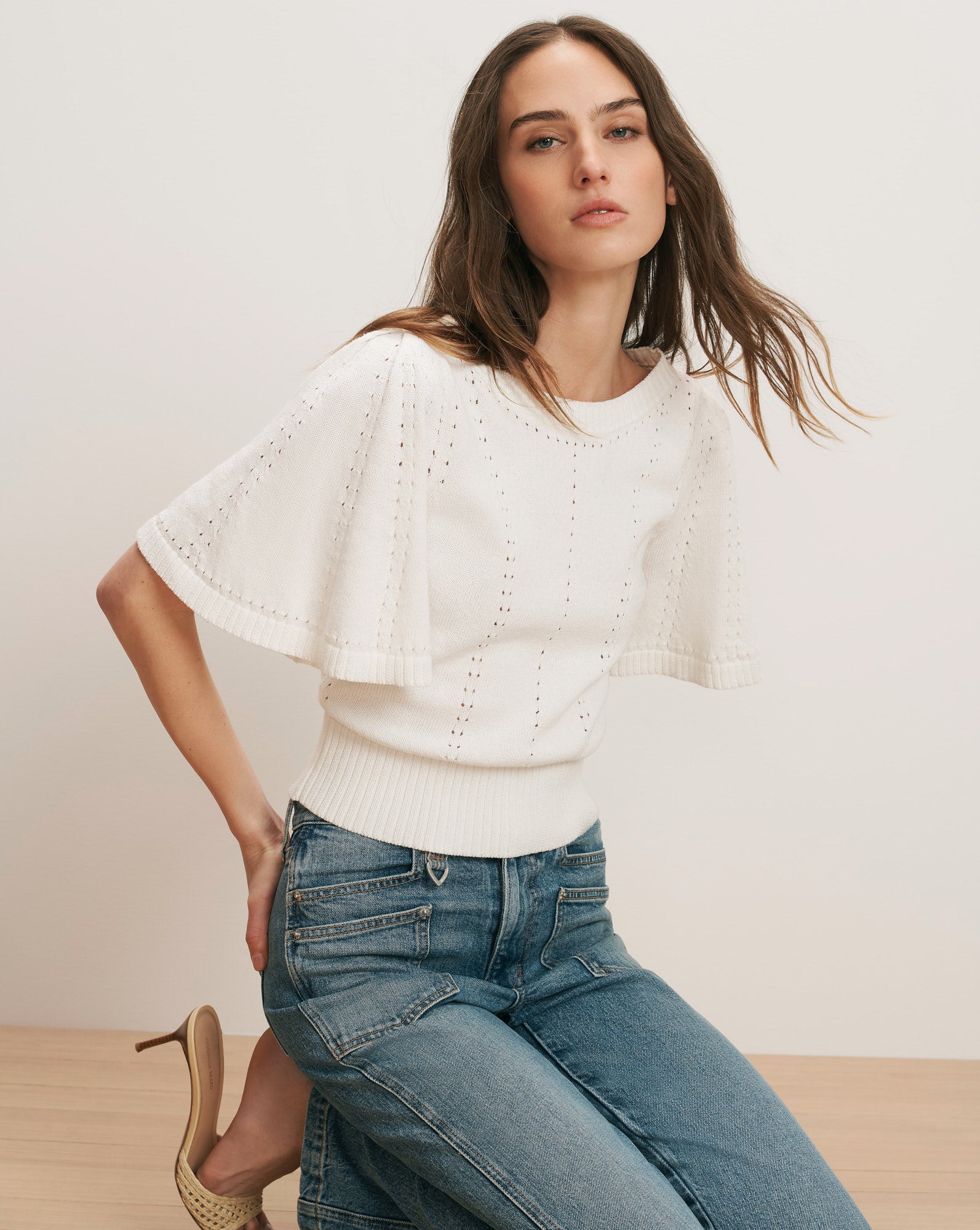 美品　mediam ミディアム　Knit Bare Top S29 Mika Top – Island Tribe Knits