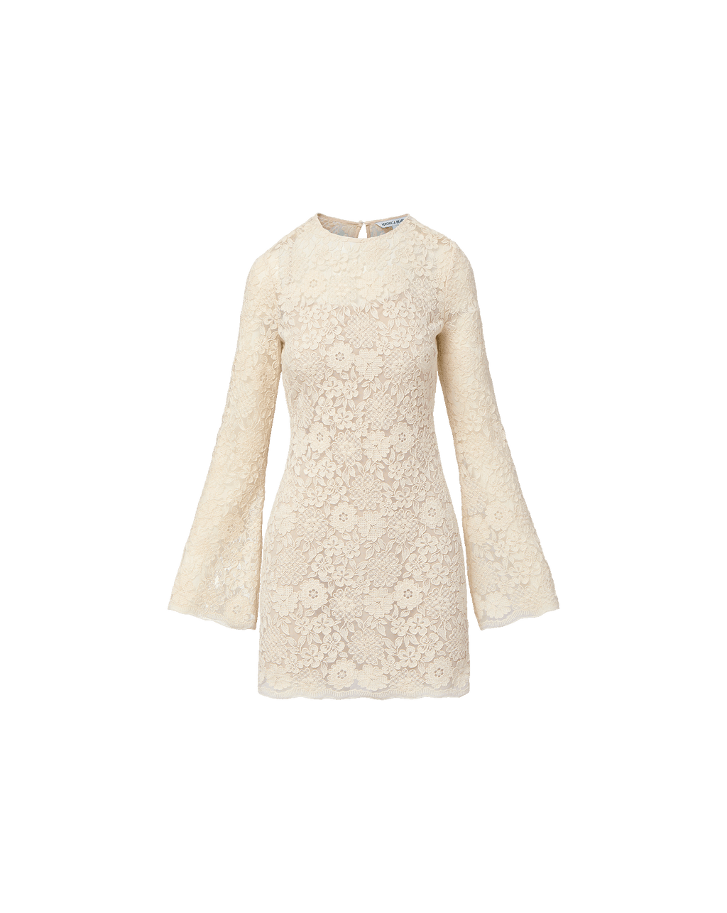 Veronica Beard Teresia Lace Mini Dress - Dove White
