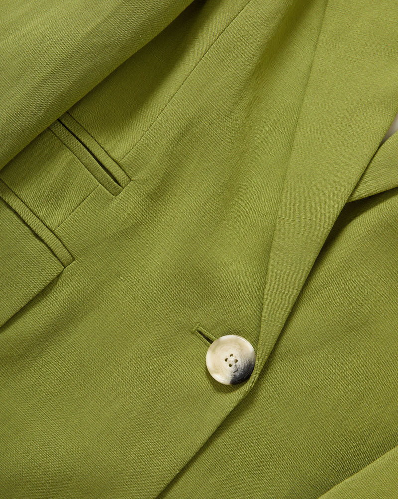 Veronica Beard McGowan Linen Dickey Jacket - Cactus