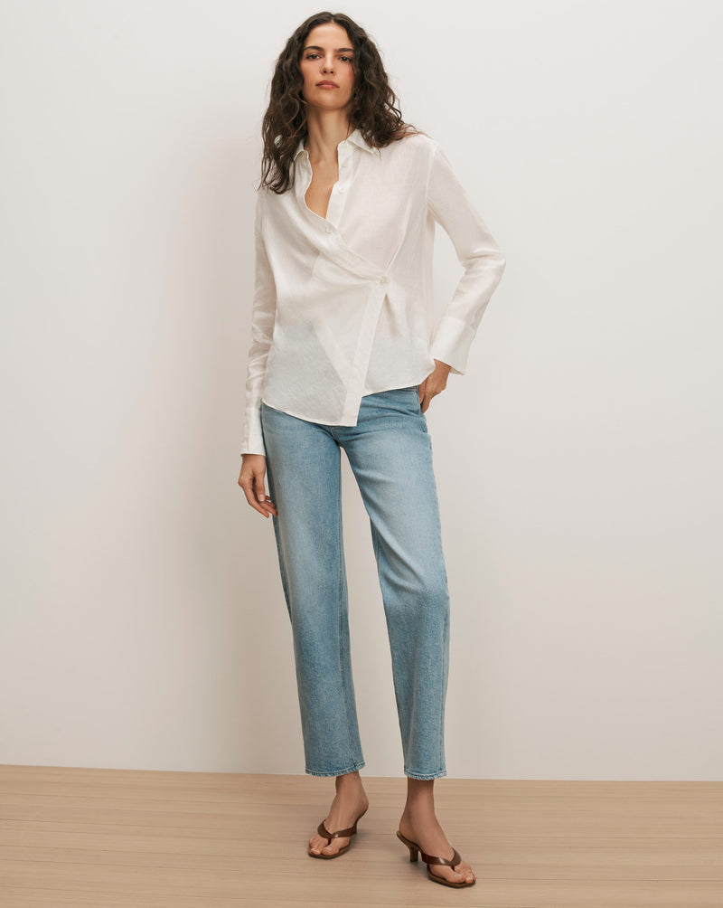 Veronica Beard Perezzi Button-Down Shirt - White