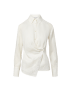 Veronica Beard Perezzi Button-Down Shirt - White