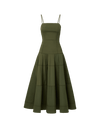Veronica Beard Ilona Midi Dress - Army