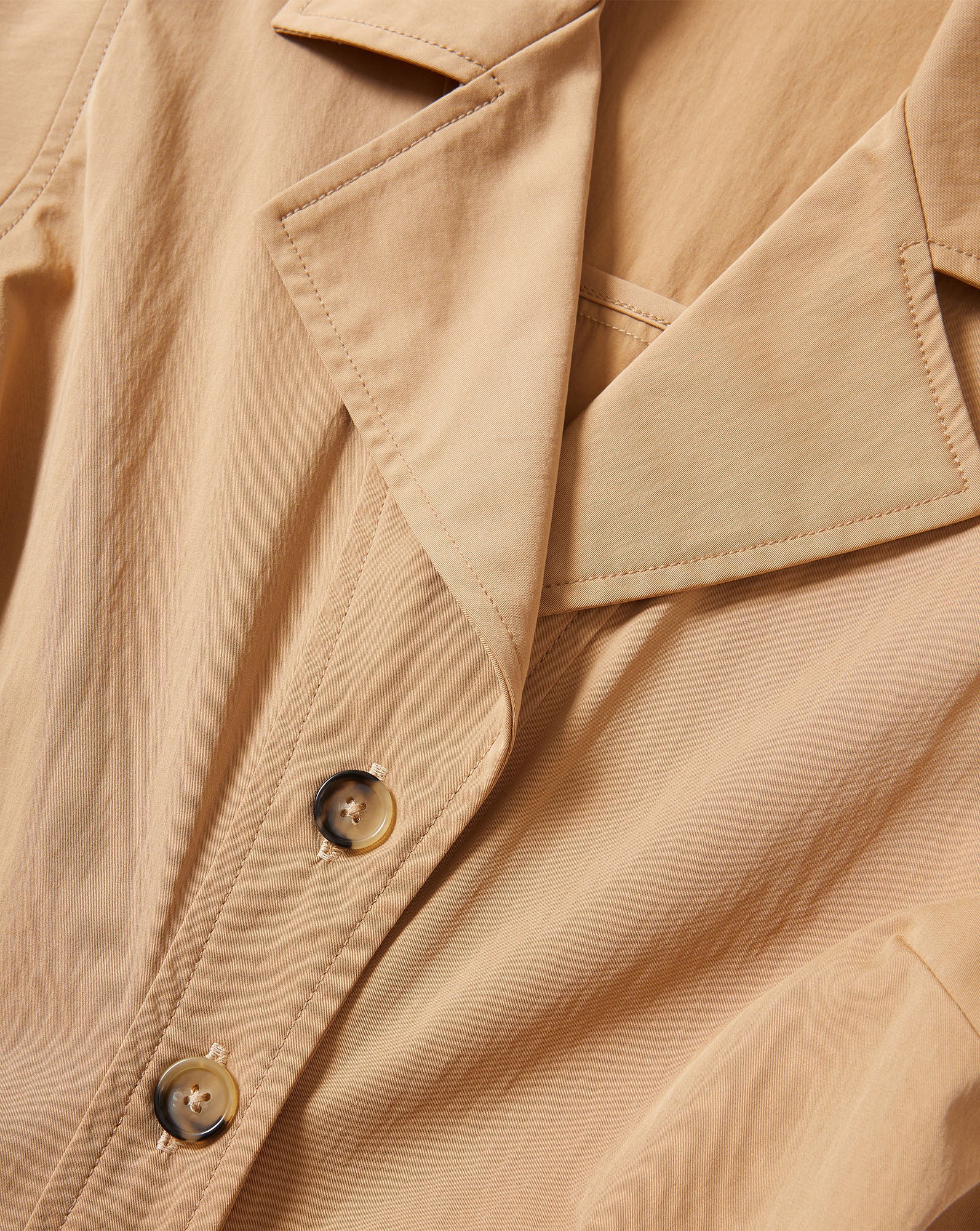 Orla Midi Shirtdress in Khaki