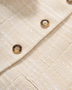 Veronica Beard Bodie Tweed Jacket - Ecru