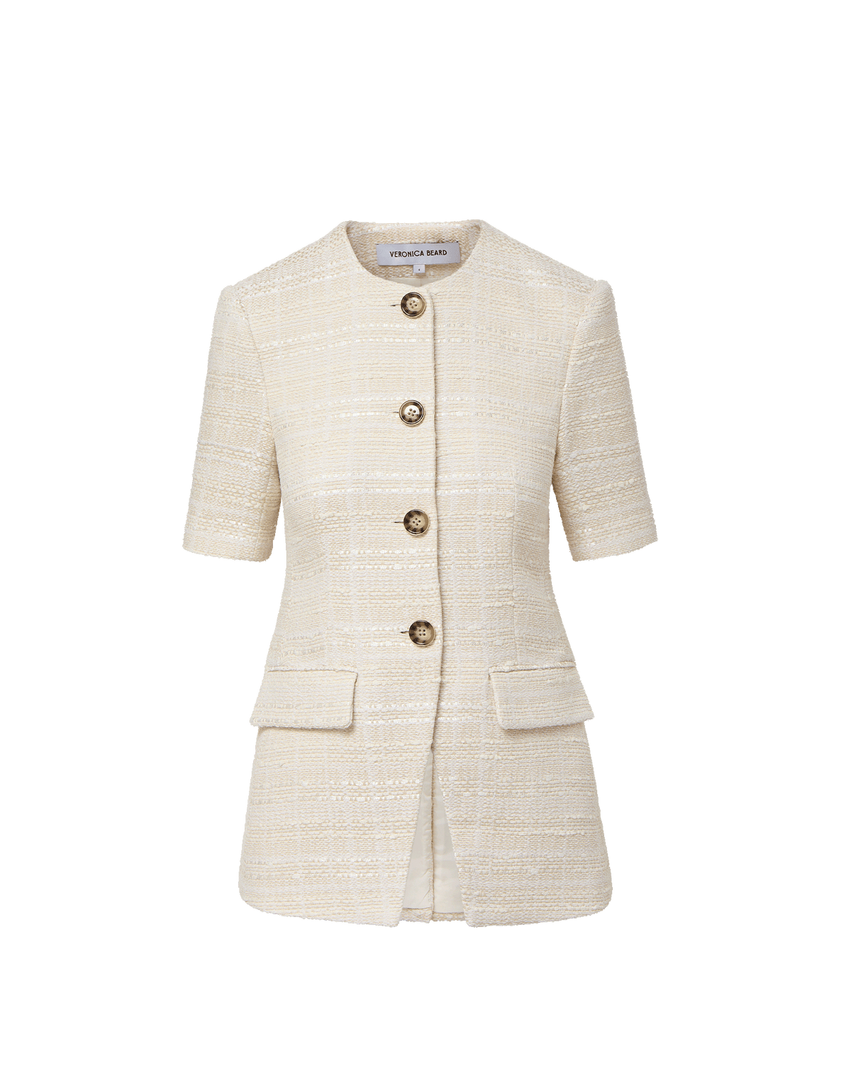 Bodie Tweed Jacket in Ecru | Veronica Beard