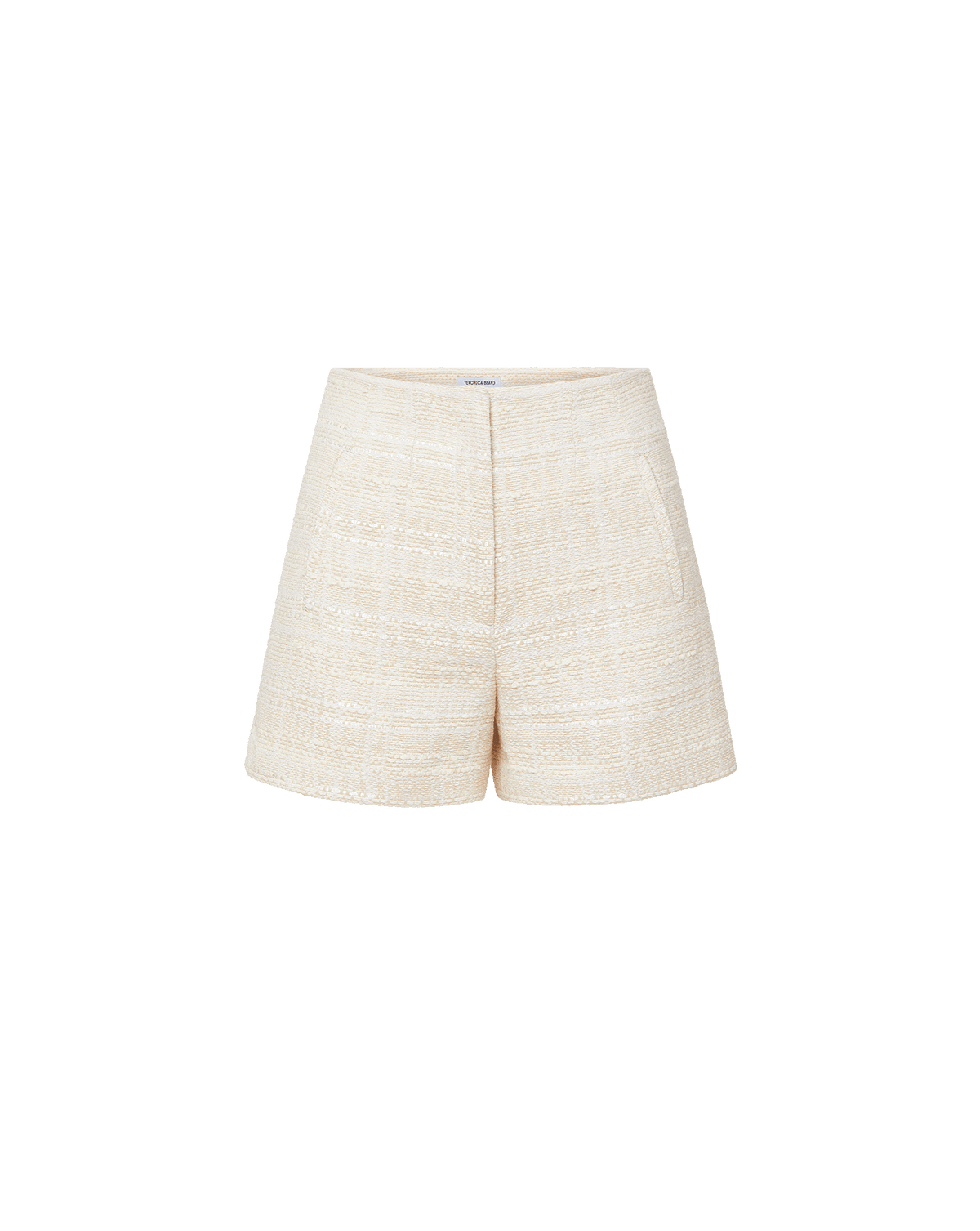 Jazmin Tweed Short in Ecru Multi | Veronica Beard