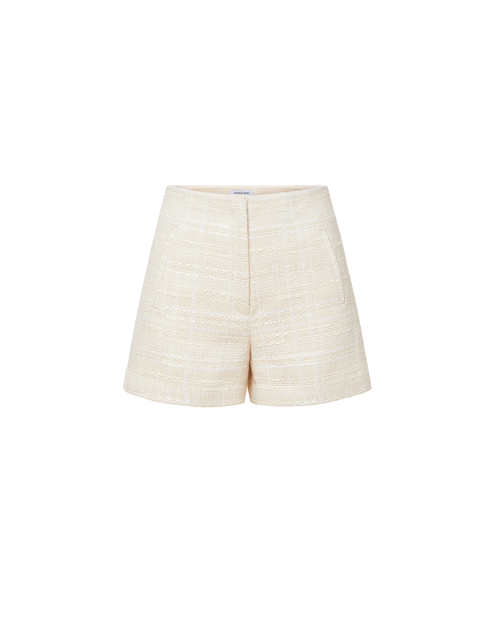 Veronica Beard Jazmin Tweed Short - Ecru