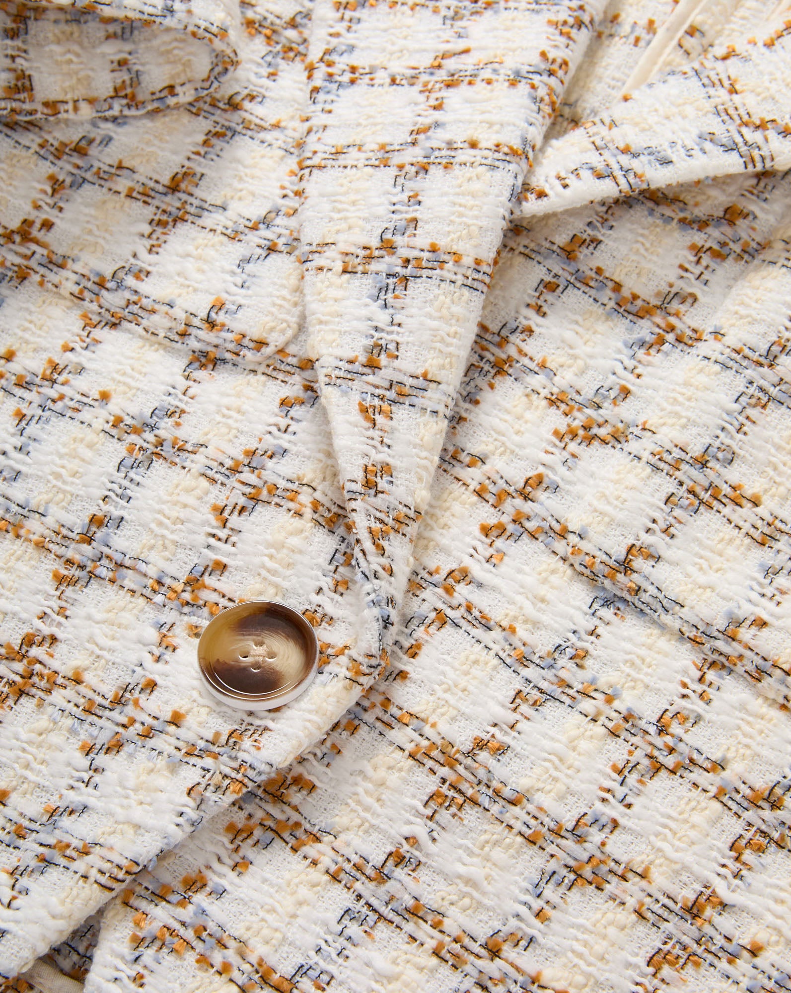Montenegro Tweed Jacket in Ecru Multi | Veronica Beard