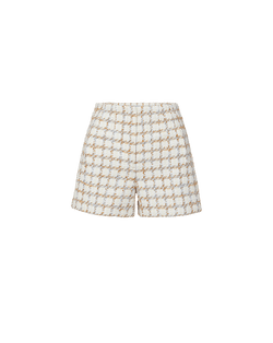 Veronica Beard Jazmin Tweed Short - Ecru Multi