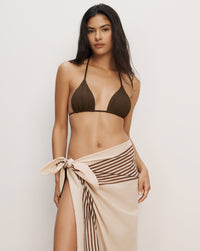Veronica Beard Solara Bikini Top - Mocha