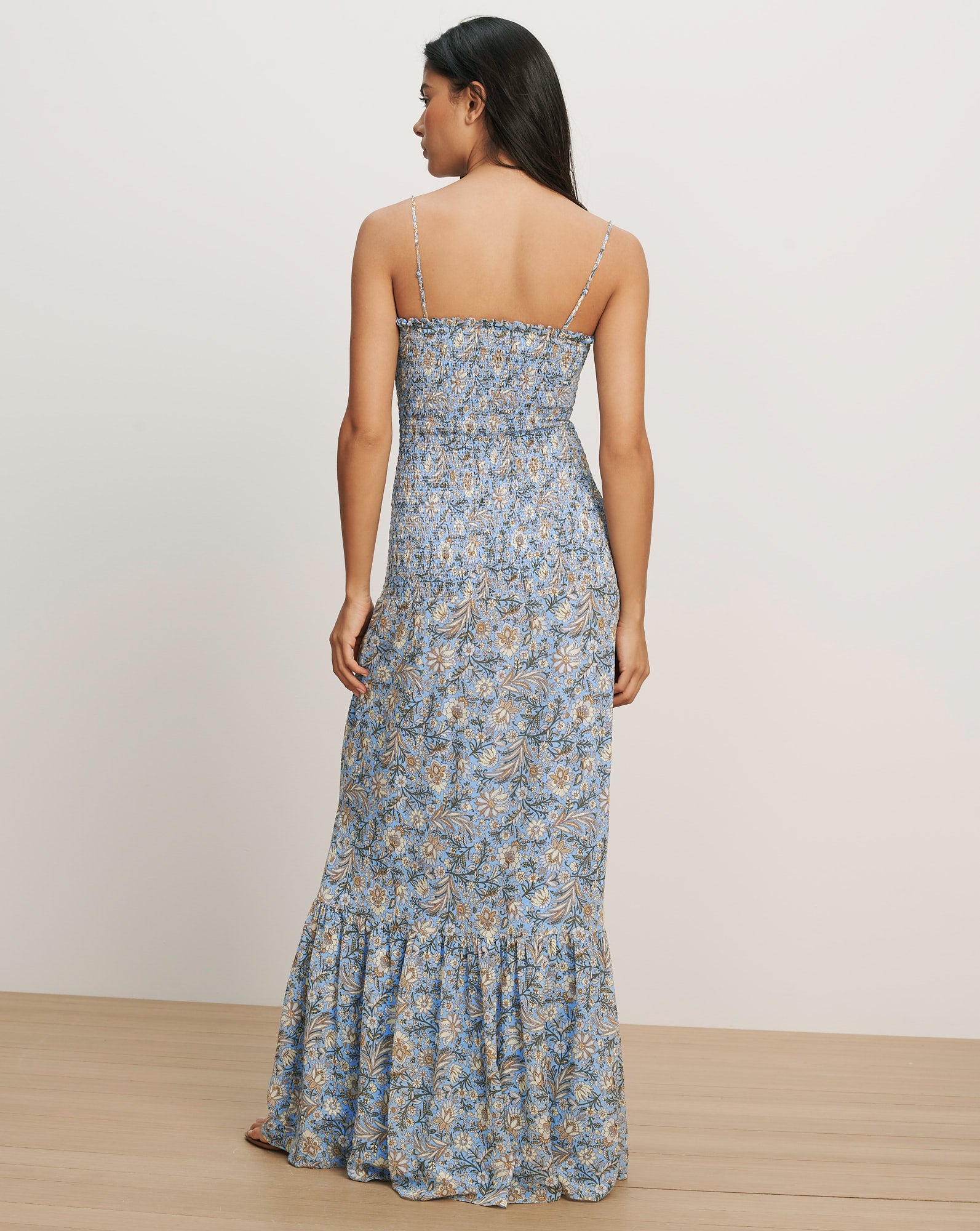 Veronica Beard Clem Floral Maxi Dress | Blue Jay Multi | Size 12 Veronica Beard Clem Floral Maxi Dress | Blue Jay Multi | Size 12