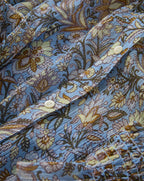 Veronica Beard Ashlynn Floral Blouse - Blue Jay Multi