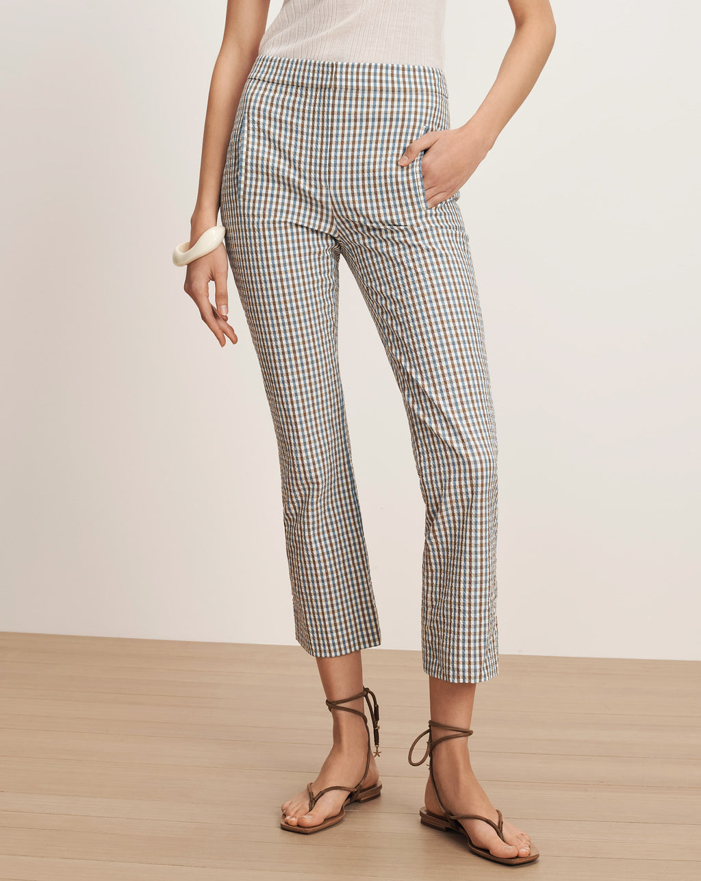 Veronica Beard Arte Kick-Flare Pant - Acorn Multi
