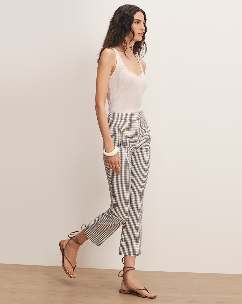 Veronica Beard Arte Kick-Flare Pant - Acorn Multi
