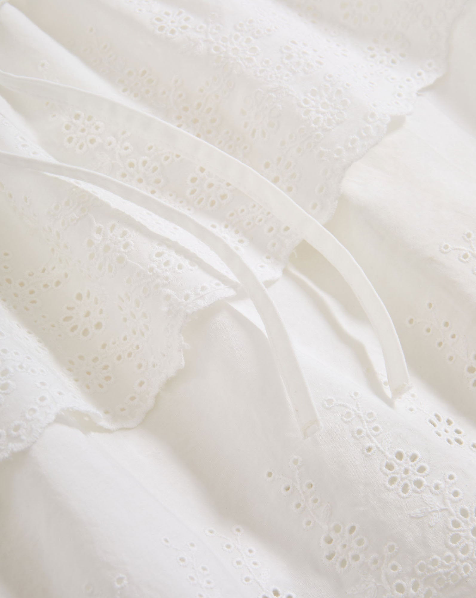 Oseanna Eyelet Camisole in White | Veronica Beard