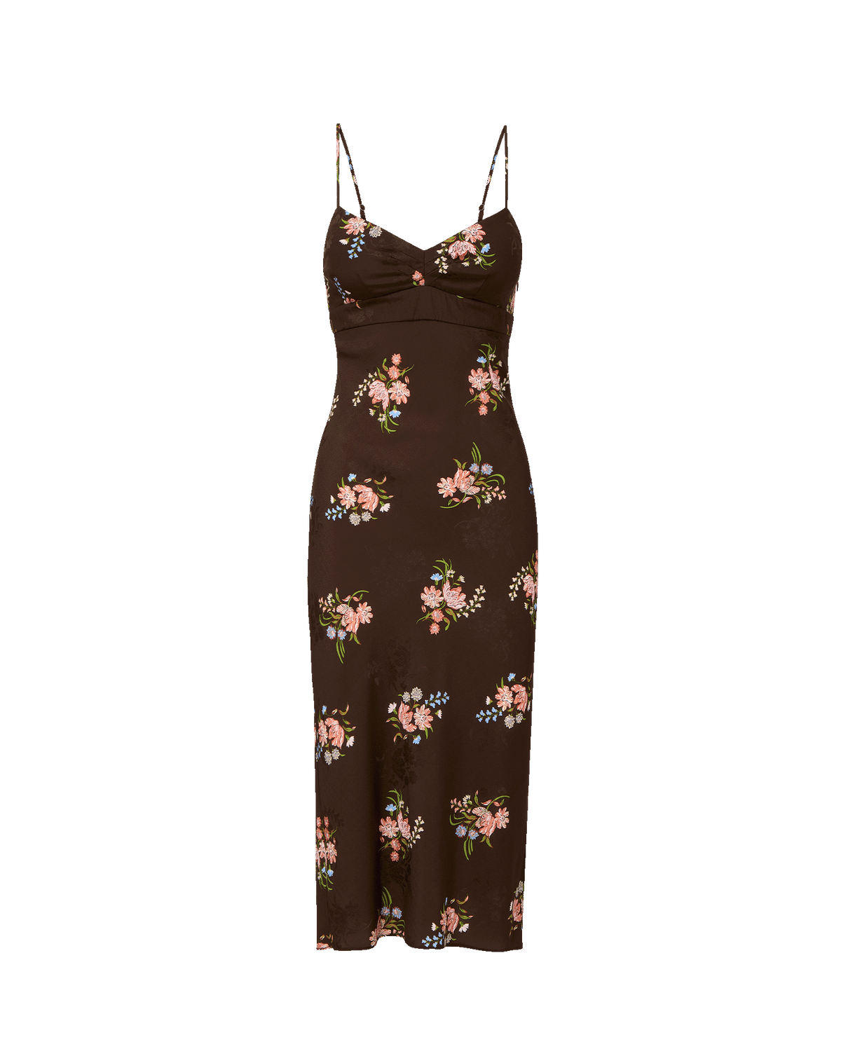 brown slip midi dress Shara Floral in Dark Mocha Multi filter-color:Black This luxe Princess Polly Novella Mini Size:X-Large/ 1X (US 14-16)