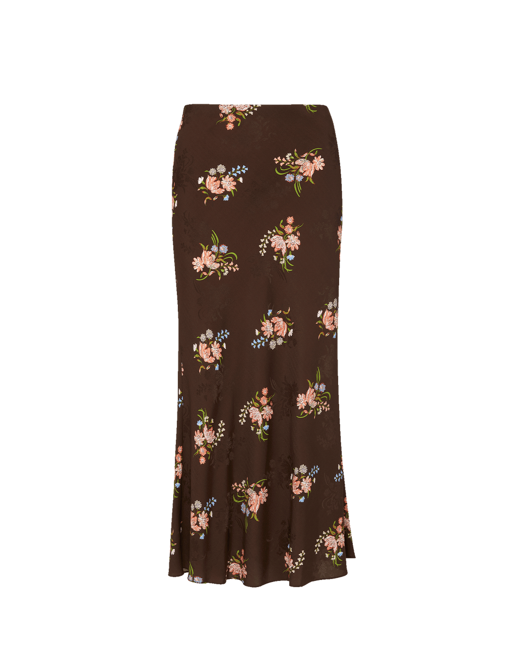 Veronica Beard Clover Skirt - Dark Mocha Multi