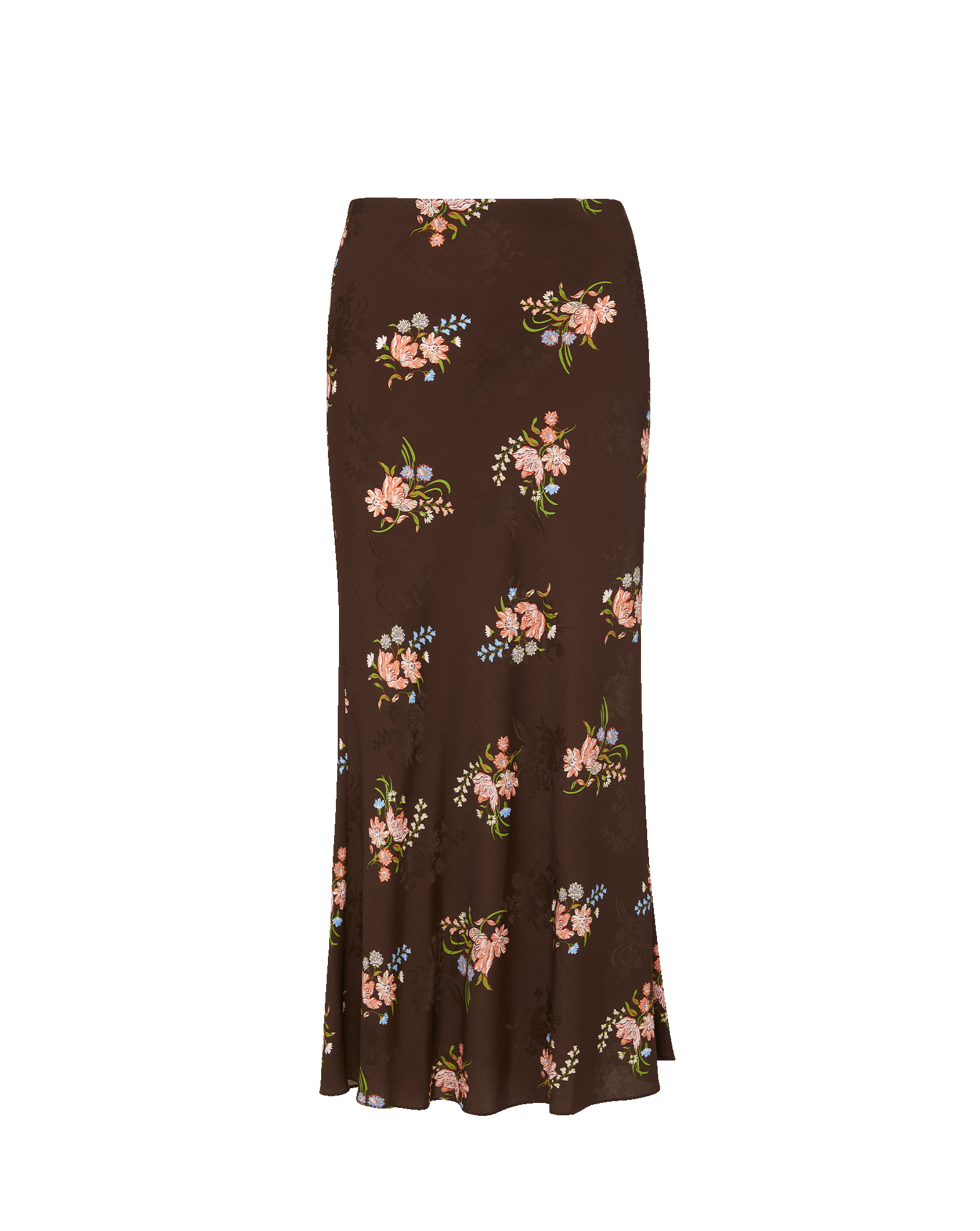 Veronica Beard Clover Skirt - Dark Mocha Multi