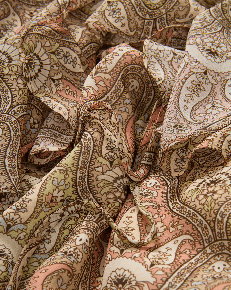 Veronica Beard Bram Dress - Muted Clay Multi