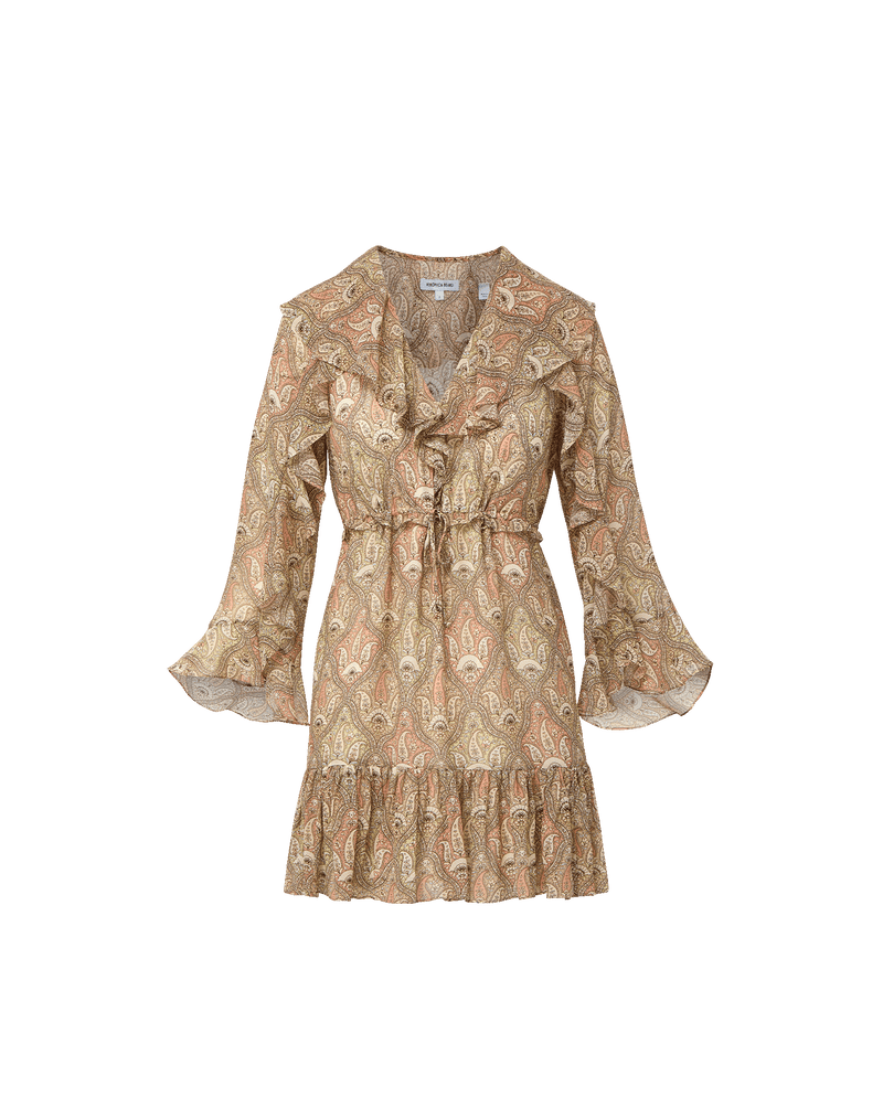 Veronica Beard Bram Dress - Muted Clay Multi