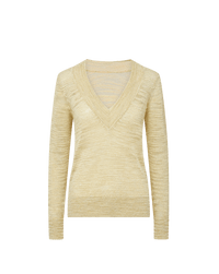 Veronica Beard Coleta Sweater - Light Pistachio Multi