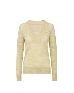 Veronica Beard Coleta Sweater - Light Pistachio Multi