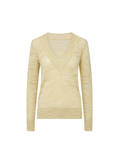 Veronica Beard Coleta Sweater - Light Pistachio Multi
