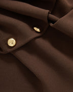 Veronica Beard Isador Knit Vest - Dark Mocha