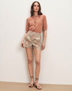 Veronica Beard Jazmin Short - Muted Clay Multi
