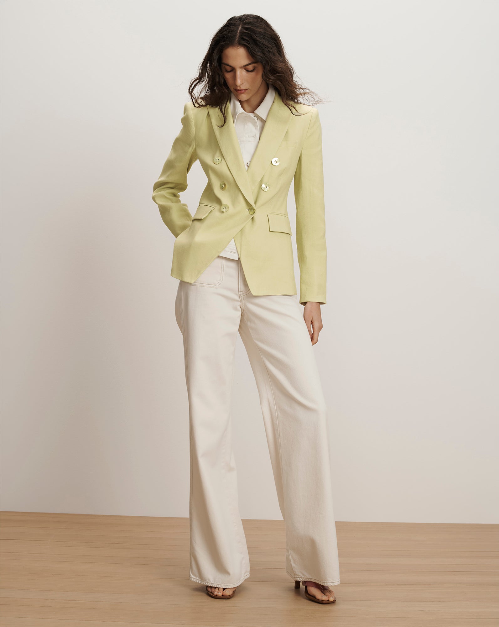 Miller Dickey Jacket in Pistachio | Veronica Beard
